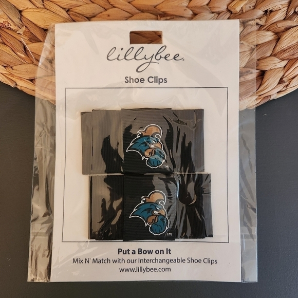 Coastal Carolina Lillybee U Shoe Clips NCAA Sorority Cheer Alumn 📣 - Picture 1 of 2